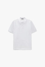 Load image into Gallery viewer, Zara Textured Pique Polo Shirt White
