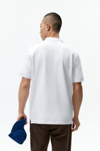 Load image into Gallery viewer, Zara Pique Textured Polo Shirt White