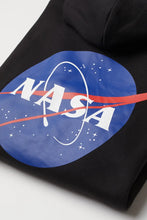 Load image into Gallery viewer, H&M x NASA Print Hoodie Black