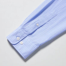 Load image into Gallery viewer, Uniqlo Extra Fine Cotton Broadcloth Oversized Stand Collar Long Sleeve Shirt