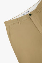 Load image into Gallery viewer, Zara Comfort Fit Chino Trousers Beige