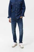 Load image into Gallery viewer, Zara 90s Skinny Jeans Mid Blue
