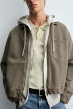 Load image into Gallery viewer, ZARA DENIM ZIP-UP OVERSHIRT
