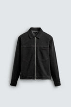 Load image into Gallery viewer, ZARA DENIM ZIP-UP OVERSHIRT
