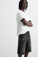 Load image into Gallery viewer, ZARA BAGGY FIT DENIM BERMUDAS Gray
