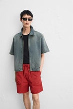 Load image into Gallery viewer, ZARA DENIM ZIP-UP SHIRT
