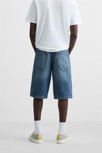 Load image into Gallery viewer, ZARA BAGGY FIT DENIM BERMUDAS Blue
