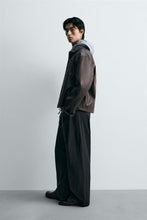 Load image into Gallery viewer, ZARA WASHED FAUX LEATHER OVERSHIRT
