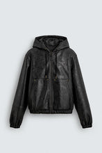 Load image into Gallery viewer, ZARA HOODED LEATHER  JACKET
