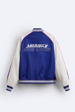 Load image into Gallery viewer, Zara SATIN JACKET WITH EMBROIDERED SLOGAN
