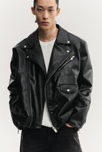 Load image into Gallery viewer, ZARA LEATHER BIKER JACKET
