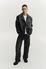 Load image into Gallery viewer, ZARA LEATHER BIKER JACKET
