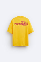 Load image into Gallery viewer, Zara CONTRAST PRINTED T-SHIRT Yellow
