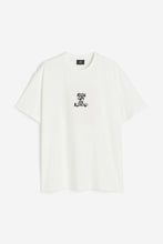 Load image into Gallery viewer, H&amp;M Loose Fit T-shirt White | Flower
