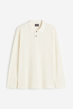 Load image into Gallery viewer, H&amp;M Slim Fit Waffled polo shirt
