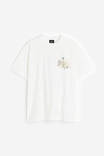H&M Relaxed Fit Printed T-shirt White/Plant Based - Main Image