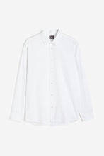 Load image into Gallery viewer, H&amp;M Regular Fit Linen Blend Shirt White
