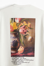 Load image into Gallery viewer, H&amp;M Loose Fit Printed T-shirt White/The Soul&#39;s Garden
