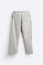 Load image into Gallery viewer, Zara COMFORT FIT JOGGER WAIST TROUSERS Gray Green
