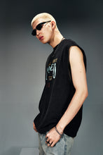 Load image into Gallery viewer, H&amp;M  Loose Fit Sleeveless printed T-shirt

