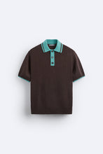 Load image into Gallery viewer, Zara CONTRAST KNIT POLO SHIRT
