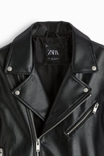 Load image into Gallery viewer, Zara Faux Leather Biker Jacket
