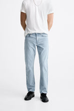Load image into Gallery viewer, Zara Slim Fit Jeans Sky Blue
