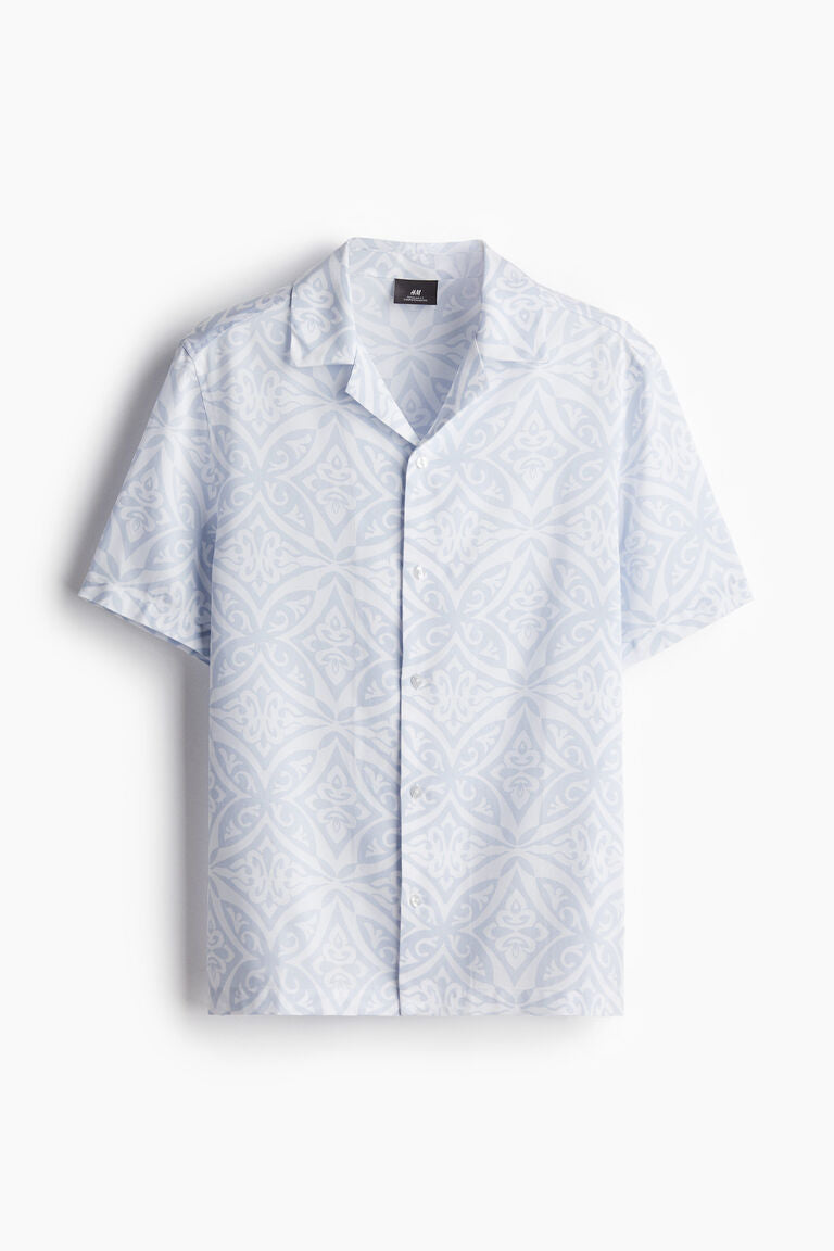 H&M Regular Fit Lyocell resort shirt