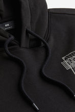 Load image into Gallery viewer, H&amp;M Regular Fit Hoodie Black/Led Zeppelin
