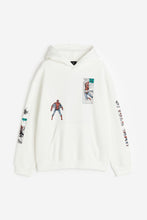 Load image into Gallery viewer, H&amp;M Relaxed Fit Hoodie White/Spider-Man

