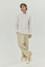 Load image into Gallery viewer, H&amp;M Regular Fit Linen-blend shirt White
