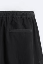 Load image into Gallery viewer, Zara Contrast Technical Trousers Black
