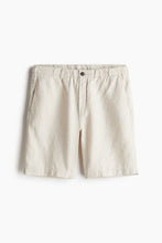 Load image into Gallery viewer, H&amp;M Premium Selection Regular Fit Linen shorts
