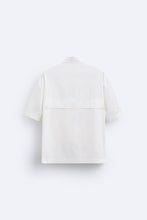 Load image into Gallery viewer, Zara UTILITY SHIRT WITH POCKETS White
