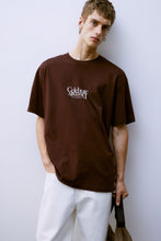 Load image into Gallery viewer, H&amp;M Loose Fit Printed T-shirt Brown/Celebrate Diversity
