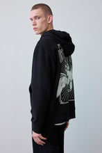 Load image into Gallery viewer, H&amp;M Regular Fit Hoodie Black/Led Zeppelin
