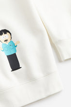 Load image into Gallery viewer, H&amp;M Relaxed Fit Sweatshirt White/South Park
