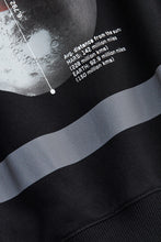 Load image into Gallery viewer, H&amp;M Oversized Fit Printed sweatshirt Black/Discovery Channel
