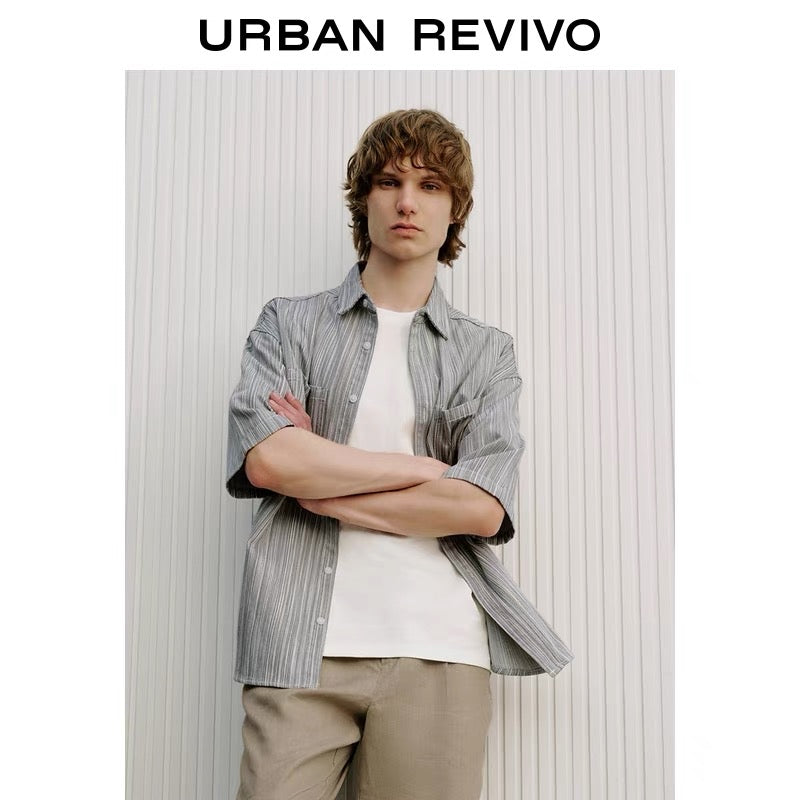 Urban Revivo Striped Holiday Shirt