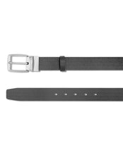Load image into Gallery viewer, Dapper DP Monogram Reversible Pin Buckle Belt – Black
