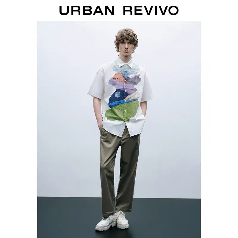 Urban Revivo Color Printed Shirt