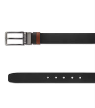 Load image into Gallery viewer, Dapper Reversible Pin Buckle Belt Black/Brown
