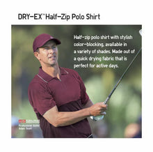 Load image into Gallery viewer, Uniqlo DRY-EX Half-Zip Short Sleeve Polo Shirt
