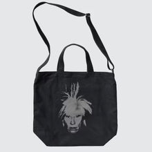 Load image into Gallery viewer, Uniqlo KAWS + Warhol 2WAY Tote Bag Black
