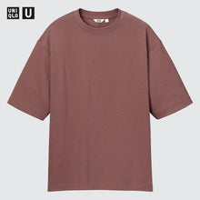 Load image into Gallery viewer, Uniqlo U AIRism Cotton Oversized Crew Neck Half Sleeve T-Shirt
