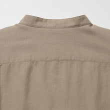 Load image into Gallery viewer, Uniqlo Soft Twill Stand Collar Long Sleeve Shirt
