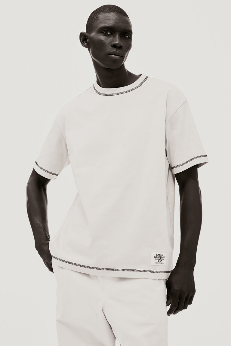 H&M Relaxed Fit T Shirt White