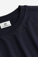Load image into Gallery viewer, H&amp;M Loose Fit T Shirt Dark blue/Outdoor Subsistence
