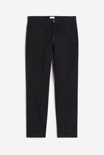 Load image into Gallery viewer, H&amp;M Slim Fit Cotton chinos Black
