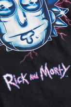 Load image into Gallery viewer, H&amp;M Regular Fit T Shirt Black/Rick and Morty
